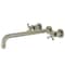 Kingston Brass KS8048BX Wall Mount Tub Faucet, Brushed Nickel KS8048BX - alternate 1